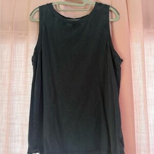 Time and Tru Women's Classic Black Tank Top